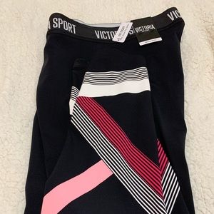 Victoria’s Secret Criss Cross Pink Block Tight